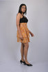 OWO THE LABEL Skirt Multi Leaves Print Knee Length Skirt (OTLKT1004)